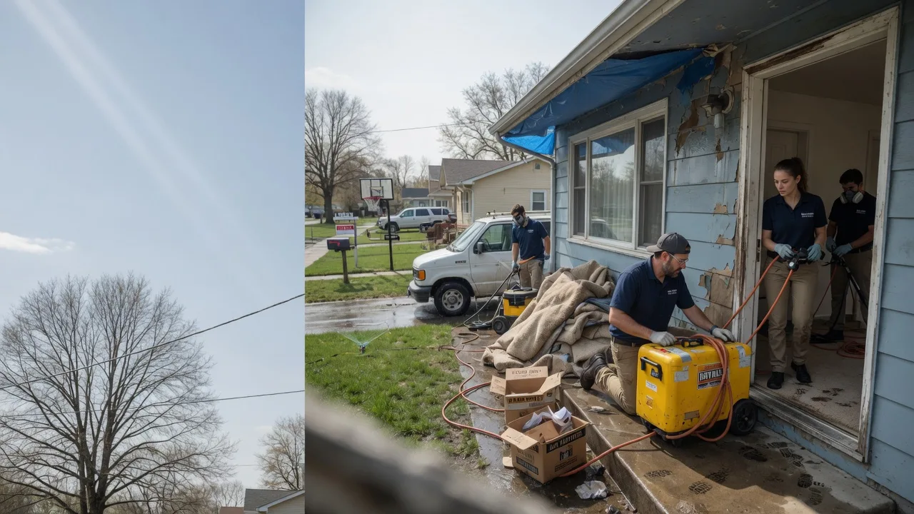 Basement Flood Cleanup in Woodward, OK near me